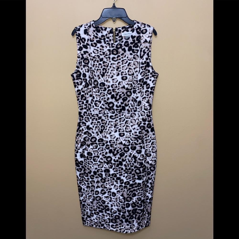 Cheetah Calvin Klein Dress